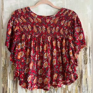 Free People Ruffle Up Top